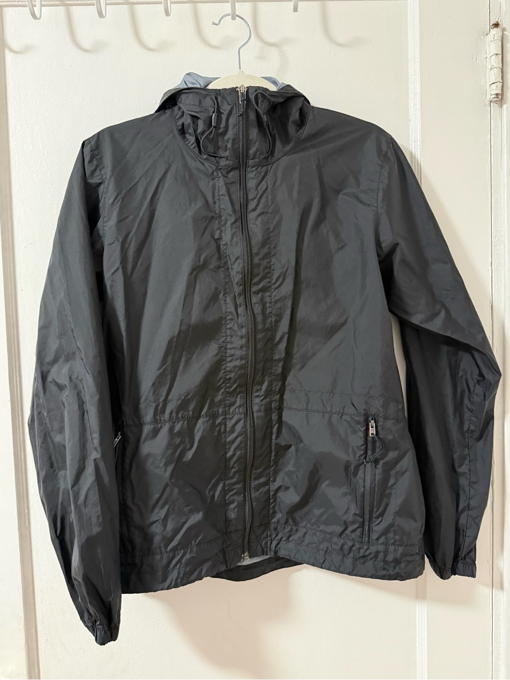 Women’s Black Windbreaker Jacket